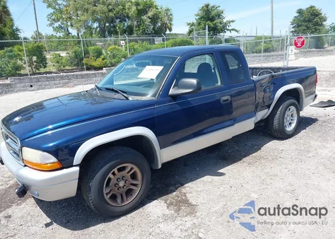 2003 Dodge Dakota Slt из США, поврежденный, VIN 1D7HL42N83S256346